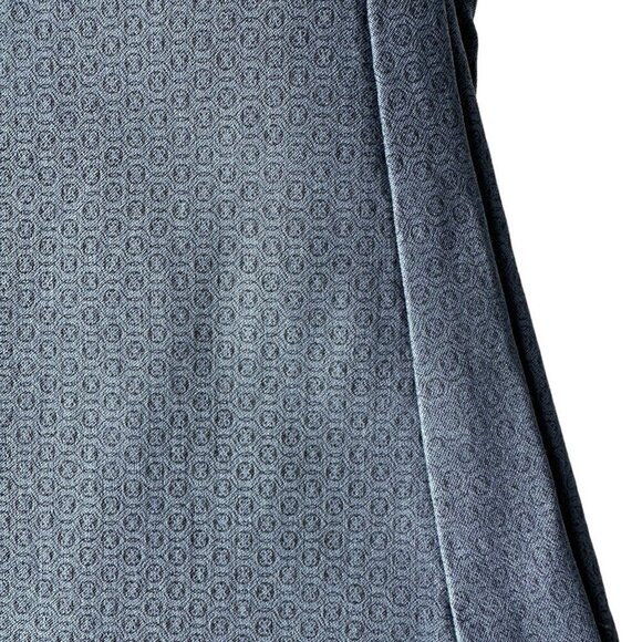 CALVIN KLEIN DARK BLUE PATTERNED PONTE SKINNY PANTS  SIZE XS - Picture 6 of 9